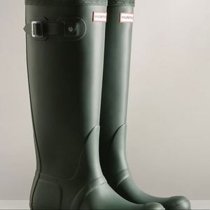 Forest Green Hunter Rain Boots